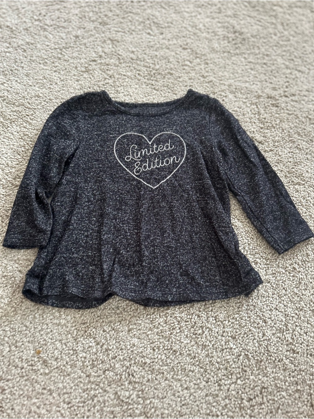 Jumping Beans 18 Month Limited Edition Charcoal Sweater Top